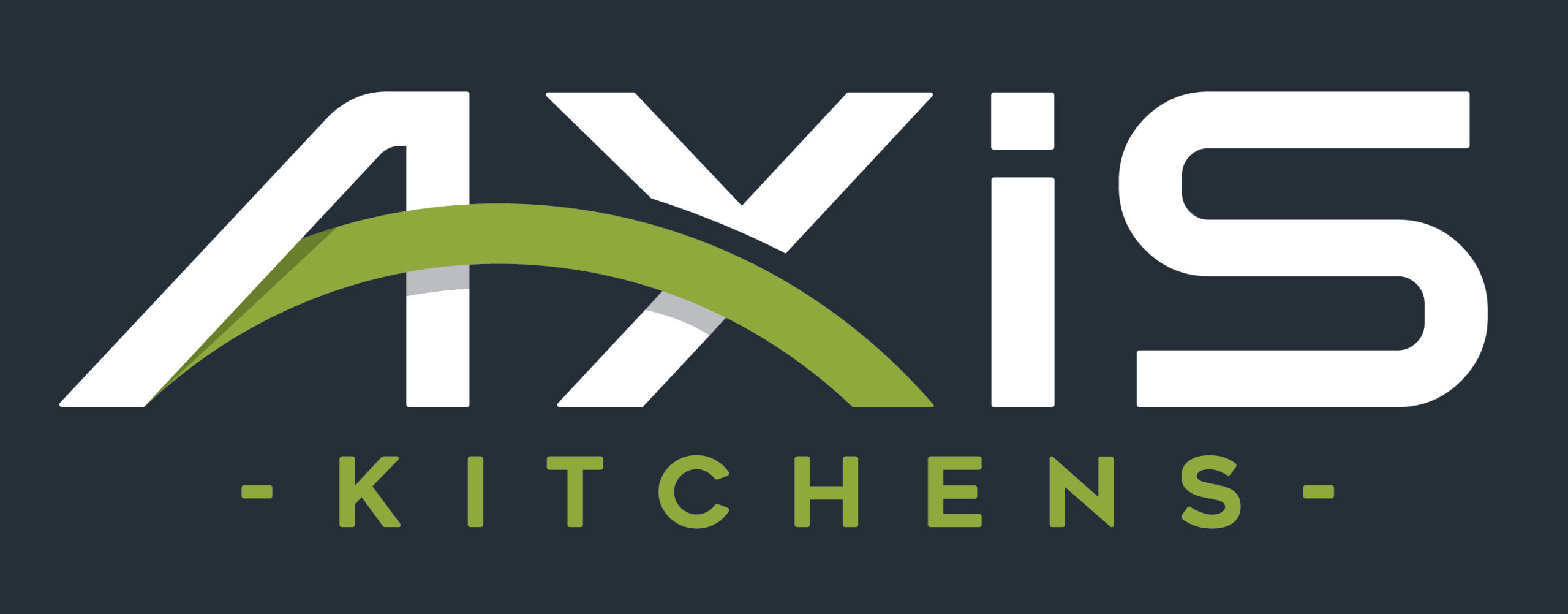 Axis Kitchens Logo - Dark Bg